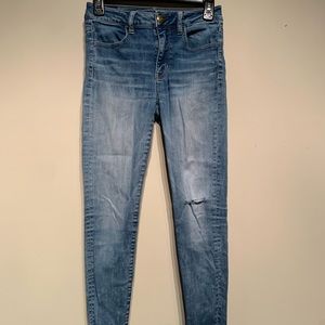 American Eagle Ripped Skinny Jeans